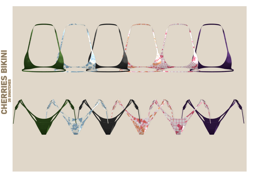 Галерея мода Коллекция купальников Bikini set #3